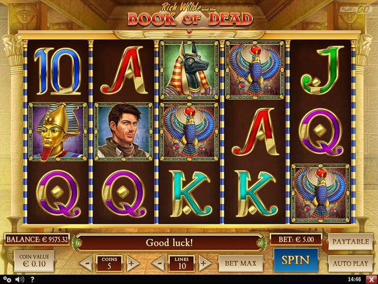 Book of Dead at Casino Days